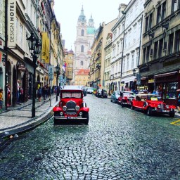 Promenading In Prague